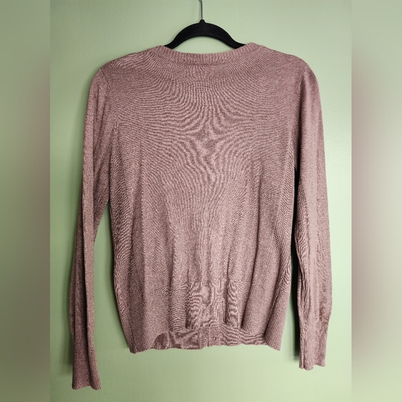 Sonoma knit button-up sweater, brown, medium - Picture 3 of 3